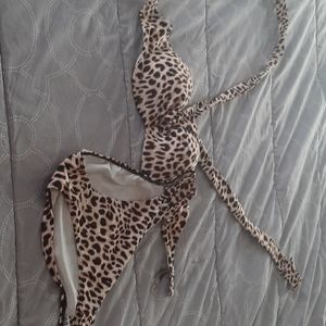 Victoria's Secret Cheetah Print Bikini Set